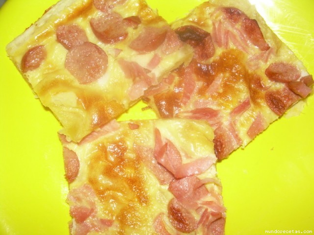 Receta de Pizza de Hojaldre Receta de Pizza de Hojaldre