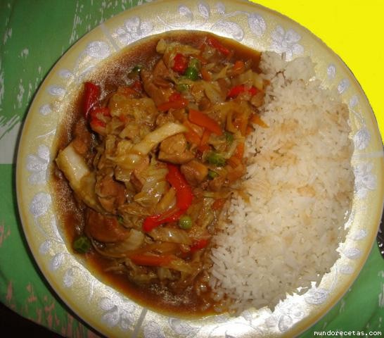 Receta de Pavita Guisada con Verduras Receta de Pavita Guisada con Verduras