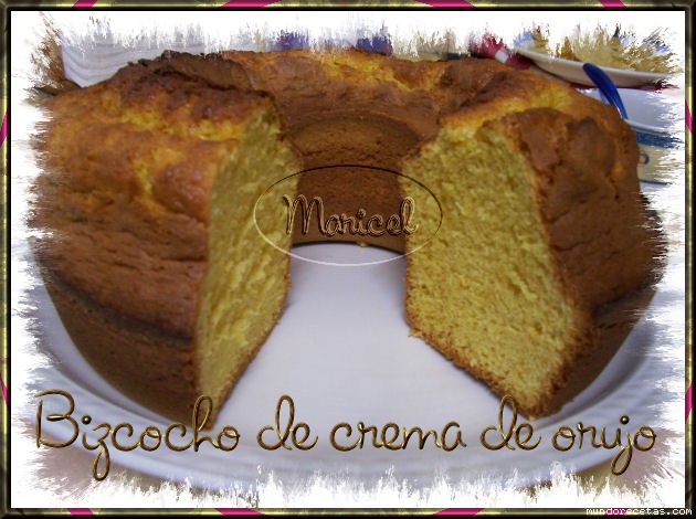 Receta de Bizcocho de crema de orujo -Th 21- Receta de Bizcocho de crema de orujo -Th 21-