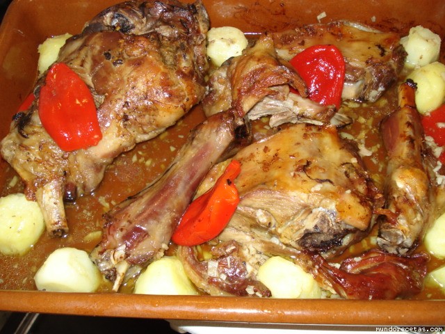 Receta de CORDERO ASADO AL HORNO -CON TRUCO- Receta de CORDERO ASADO AL HORNO -CON TRUCO-