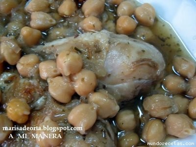 Receta de Pollo con garbanzos (no tmx) Receta de Pollo con garbanzos (no tmx)