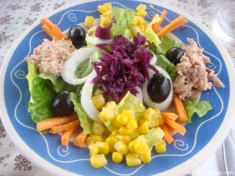 Receta de Ensalada sencilla Receta de Ensalada sencilla