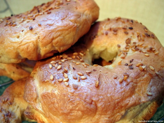 Receta de Bagels Receta de Bagels