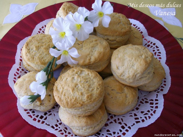 Receta de SCONES (PANECILLOS INGLESES) Receta de SCONES (PANECILLOS INGLESES)