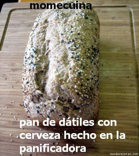 Receta de Pan de dátiles con cerveza hecho en panificadora Receta de Pan de dátiles con cerveza hecho en panificadora