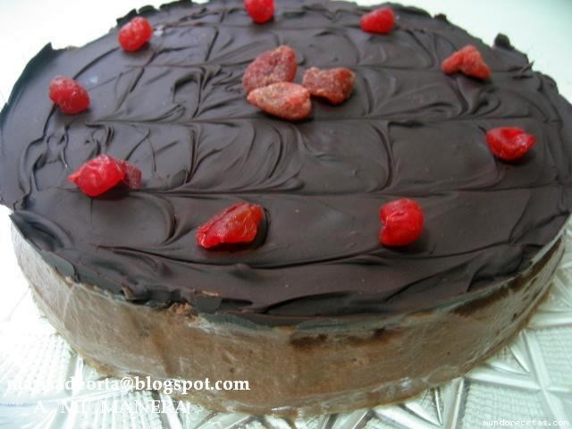 Receta de Semifrío de chocolate. Receta de Semifrío de chocolate.