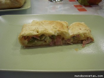 Receta de Hojaldre relleno de verduras