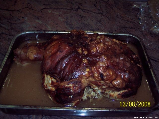 Receta de Pierna de Cerdo Asada Receta de Pierna de Cerdo Asada