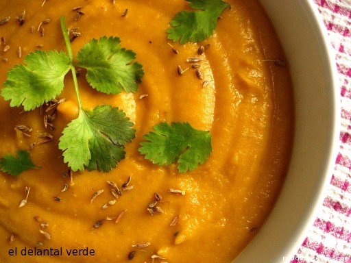 Receta de Sopa de zanahorias y lentejas Receta de Sopa de zanahorias y lentejas