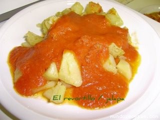 Receta de papas bravas Receta de papas bravas
