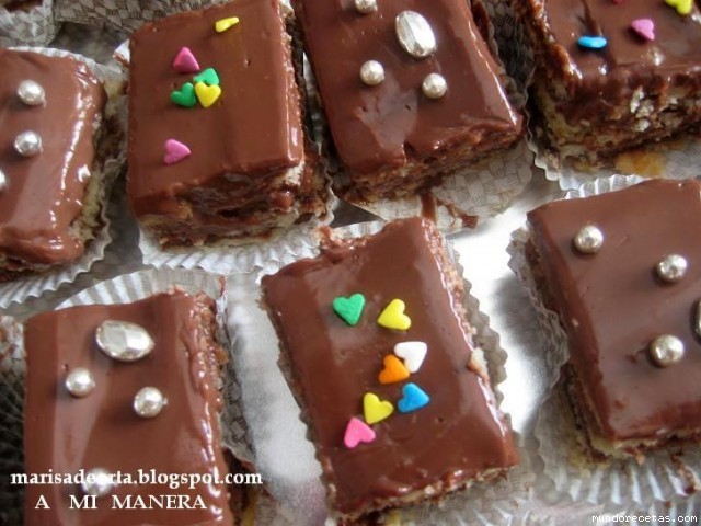 Receta de Pastelitos de chocolate. Receta de Pastelitos de chocolate.