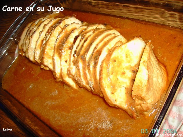 Receta de Carne en su jugo Receta de Carne en su jugo