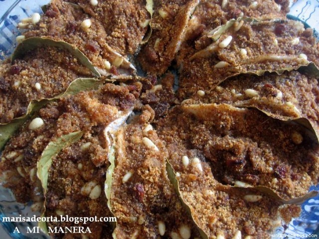 Receta de Sardinas con piñones. Receta de Sardinas con piñones.
