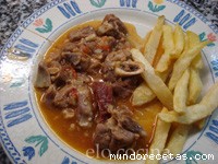Receta de cordero al chlindron Receta de cordero al chlindron