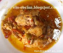 Receta de MUSLOS DE POLLO AL CHILINDRON Receta de MUSLOS DE POLLO AL CHILINDRON