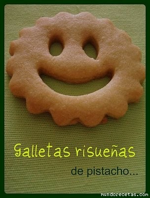 Receta de Galletas risueas de pistacho