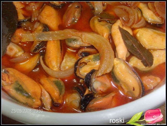 Receta de mejillones en escabeche de Berta Receta de mejillones en escabeche de Berta