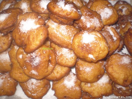 Receta de bollicos de lluvia