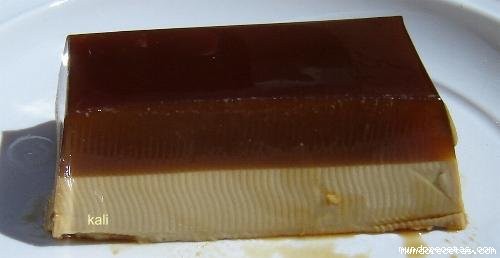 Receta de Flan de café kali Receta de Flan de café kali