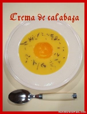 Receta de Crema de calabaza - ESPECIAL HALLOWEEN Receta de Crema de calabaza - ESPECIAL HALLOWEEN
