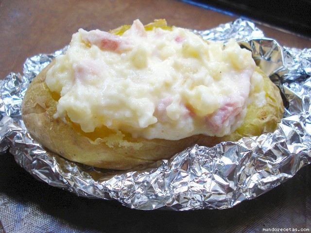 Receta de Patatas al Horno con Beicon Receta de Patatas al Horno con Beicon