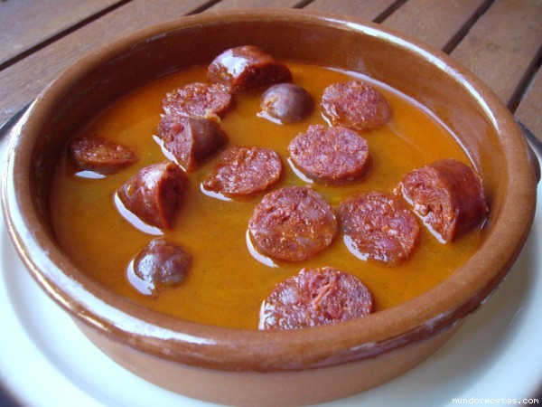 Receta de Chorizo a la sidra Cracky Receta de Chorizo a la sidra Cracky