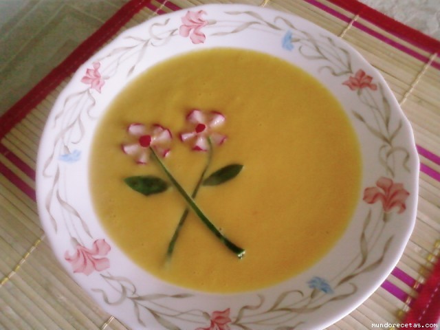 Receta de crema de calabaza y zanahorias