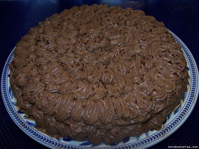 Receta de Tarta de chocolate y trufa (Thermomix)