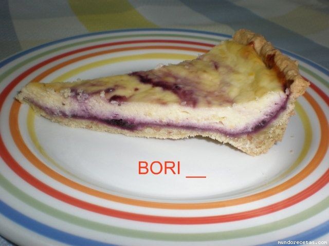 Receta de TARTA DE ARANDANOS Y REQUESON SIN AZUCAR Receta de TARTA DE ARANDANOS Y REQUESON SIN AZUCAR