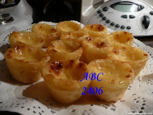 Receta de Pasteis de nata, sin nata Receta de Pasteis de nata, sin nata