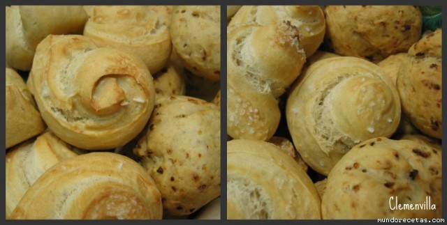 Receta de Panecillos en espiral y de cebolla th Receta de Panecillos en espiral y de cebolla th