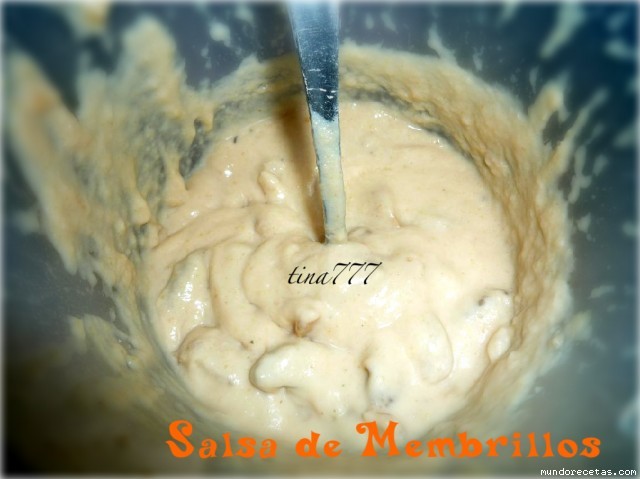 Receta de Salsa de membrillo tina777 Receta de Salsa de membrillo tina777