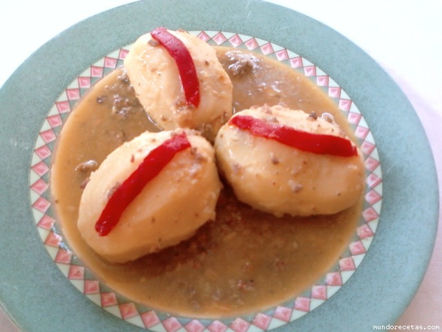 Receta de Patatas rellenas de siempre Receta de Patatas rellenas de siempre