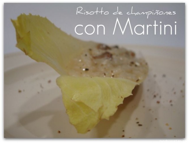 Receta de Risotto de champiñone con Martini (al estilo de Jamie Oliver) Receta de Risotto de champiñone con Martini (al estilo de Jamie Oliver)
