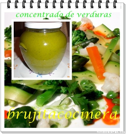 Receta de MIS VERDURAS CONCENTRADAS Receta de MIS VERDURAS CONCENTRADAS