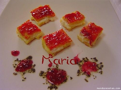 Receta de PASTELITOS DE NARANJA,NATA Y FRUTOS DEL BOSQUE DE MARIA Receta de PASTELITOS DE NARANJA,NATA Y FRUTOS DEL BOSQUE DE MARIA