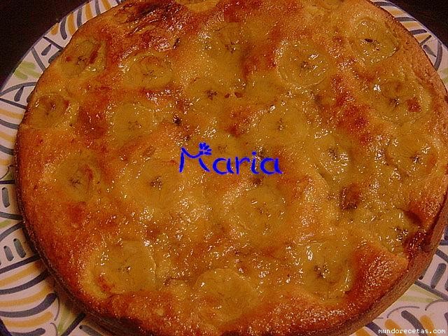 Receta de Pastel de ciruelas y platano Receta de Pastel de ciruelas y platano