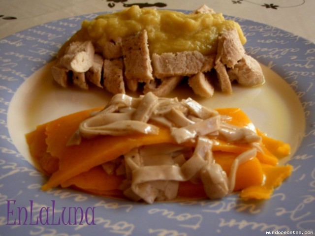 Receta de Pavo al curry con guarnición diferente - Thermomix Receta de Pavo al curry con guarnición diferente - Thermomix