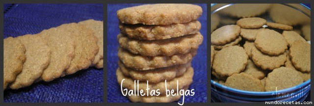 Receta de galletas belgas de canela