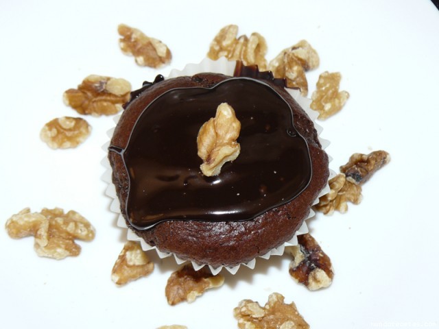 Receta de magdalenas browni