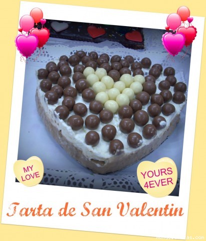 Receta de Tarta San Valentín de Ferrero Rocher y profiteroles Receta de Tarta San Valentín de Ferrero Rocher y profiteroles