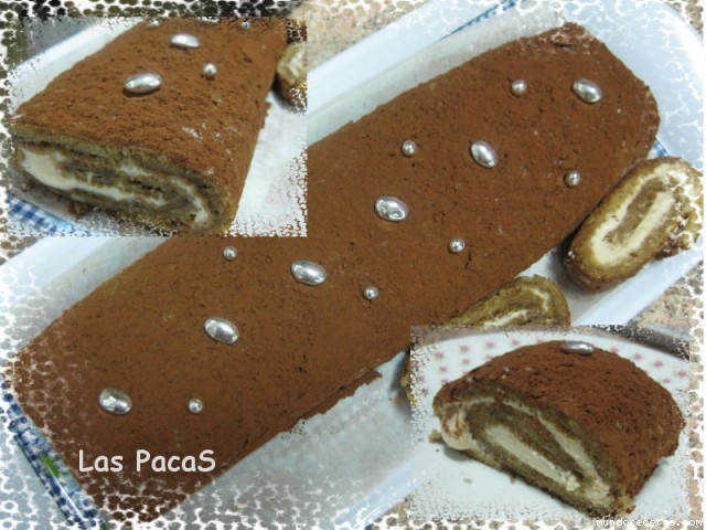Receta de Brazo Gitano de Tiramisú Receta de Brazo Gitano de Tiramisú