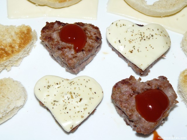 Receta de Hamburguesas, todo amor Receta de Hamburguesas, todo amor