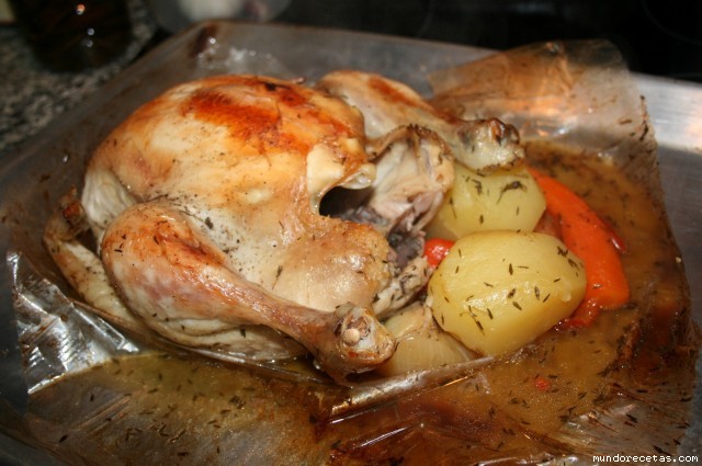 Receta de pollo en bolsa Receta de pollo en bolsa