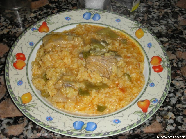 Receta de Arroz con costilla de cerdo a mi manera (Thermomix) Receta de Arroz con costilla de cerdo a mi manera (Thermomix)