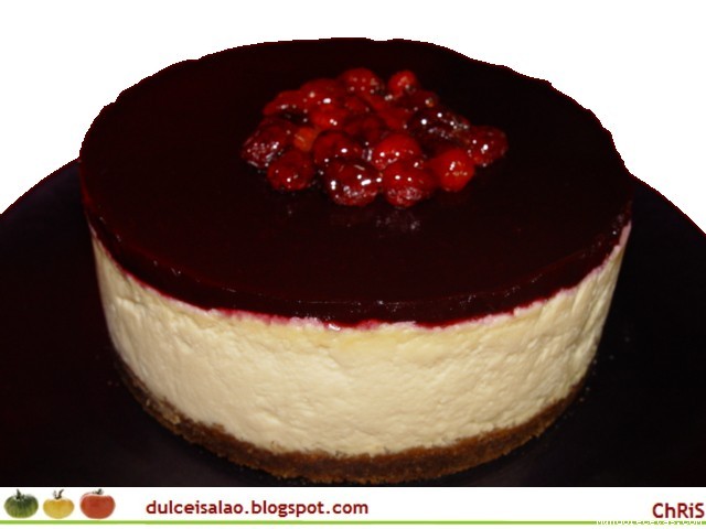 Receta de NY Cheesecake de arndanos