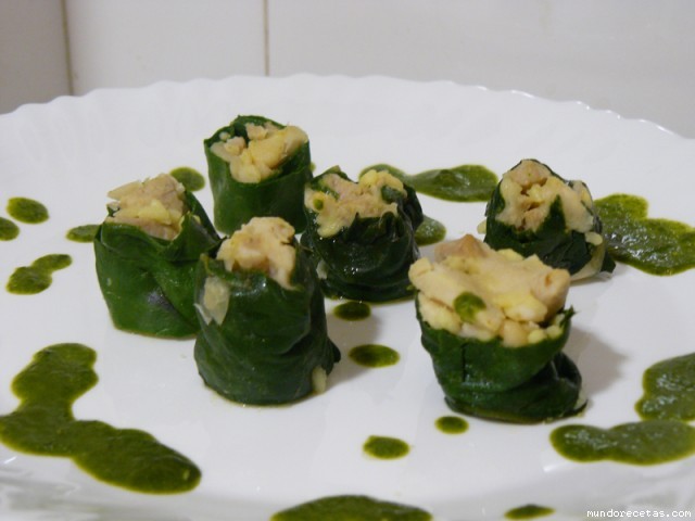 Receta de Sushi de acelga Receta de Sushi de acelga