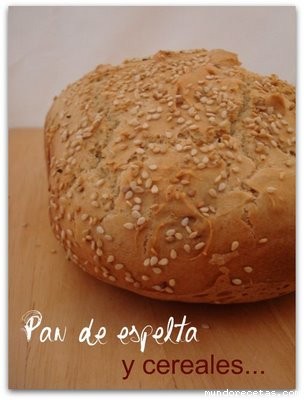 Receta de Pan de espelta y cereales (Chef-o-matic) Receta de Pan de espelta y cereales (Chef-o-matic)