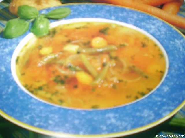 Receta de sopa de verdura con albahaca Receta de sopa de verdura con albahaca