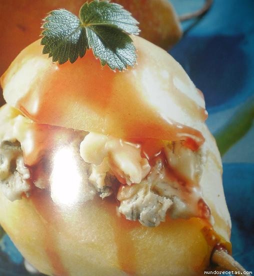 Receta de peras rellenas Receta de peras rellenas